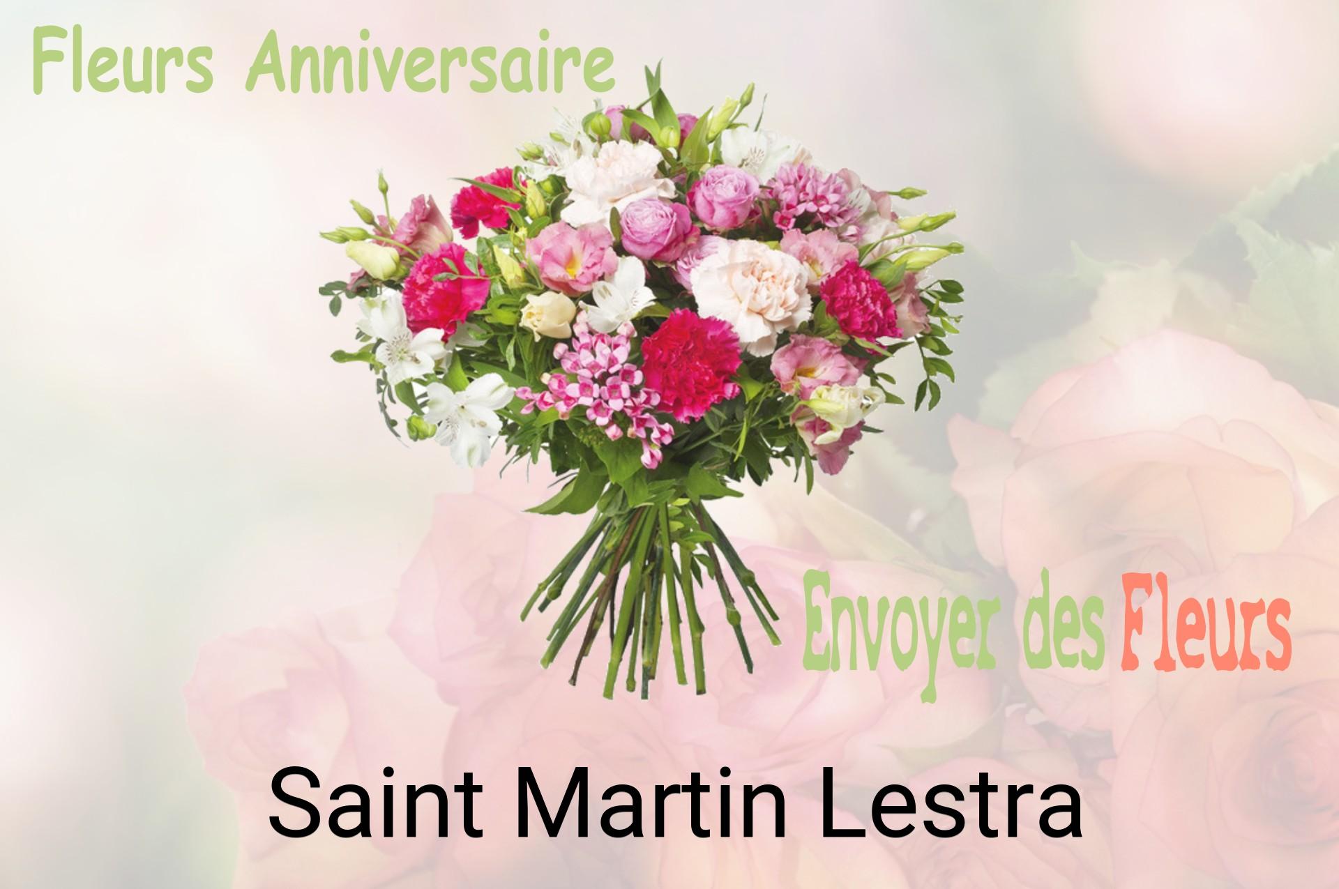 Bouquet de fleurs d’anniversaire livré à Saint-Martin-Lestra