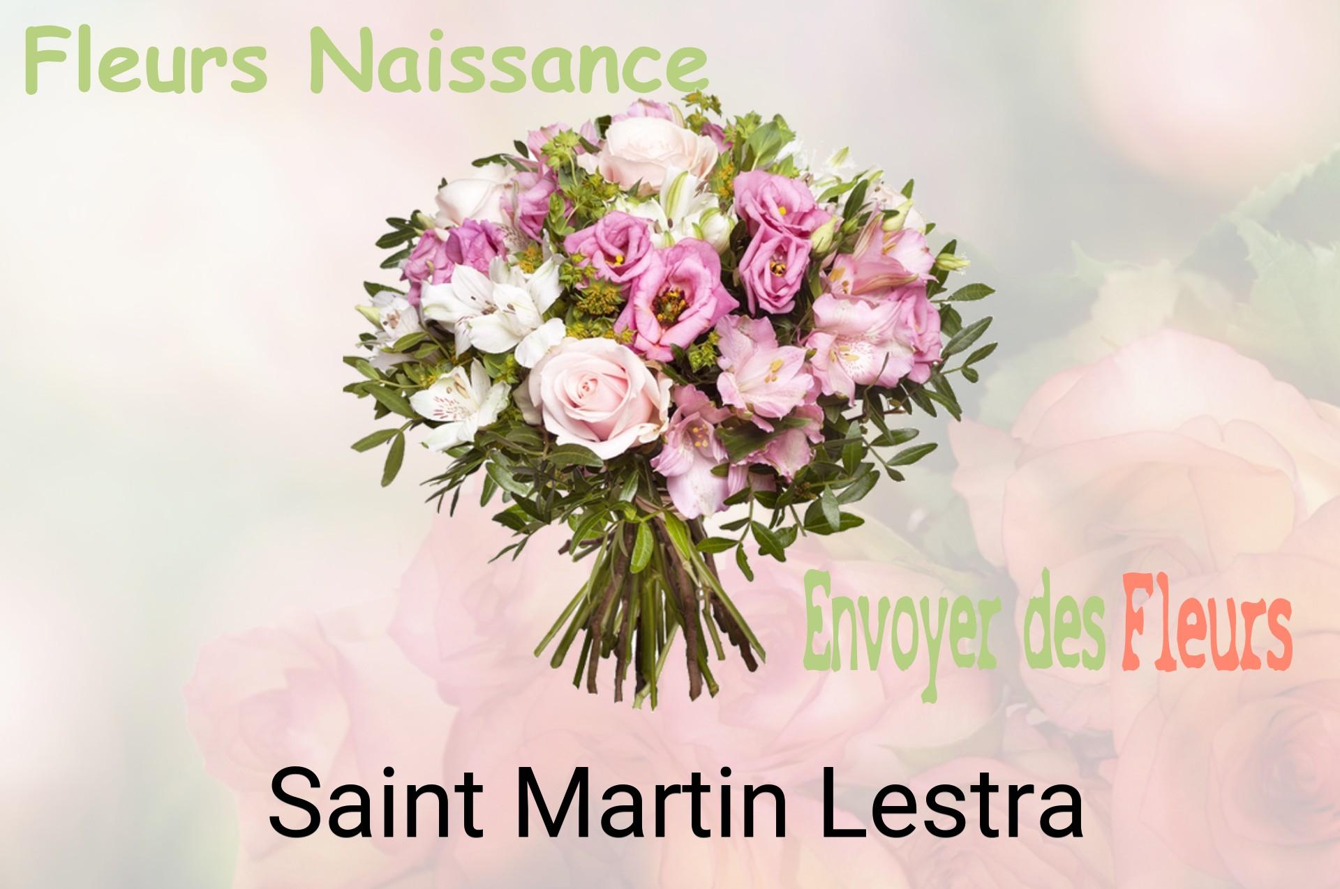 Bouquet de fleurs de naissance livré à Saint-Martin-Lestra